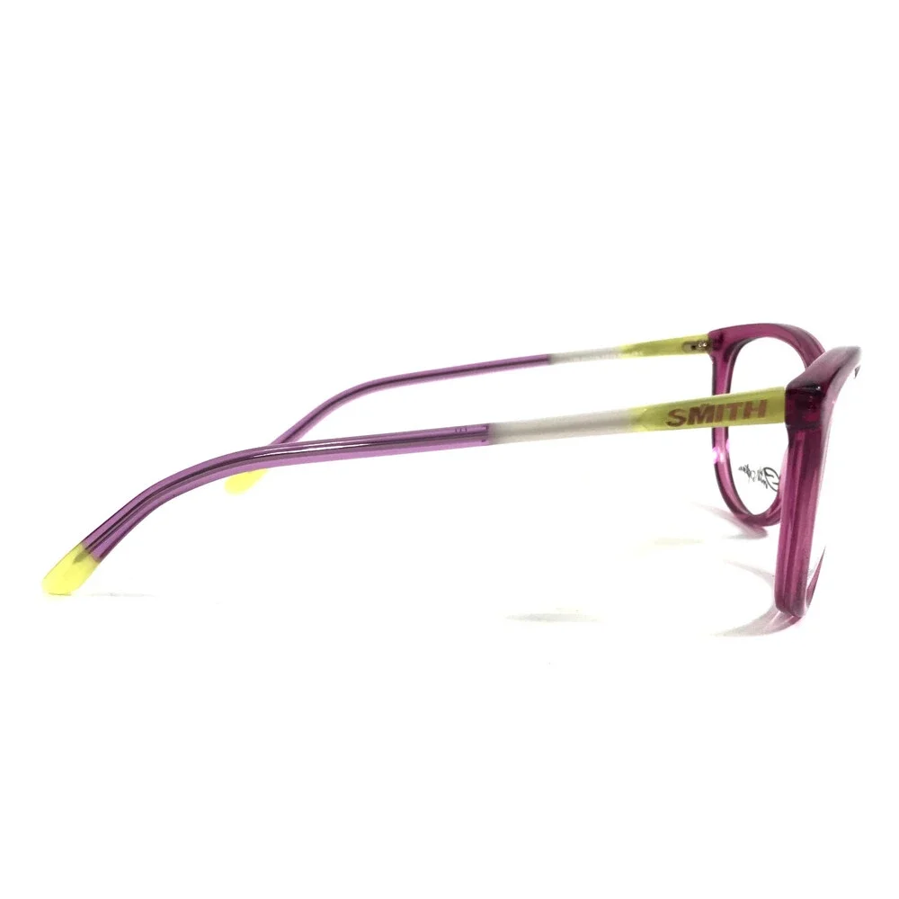 Smith Eyeglasses Frames ETTA Rose 4RA Clear Pink Green Purple Cat Eye 52-16-135 - Picture 3 of 12